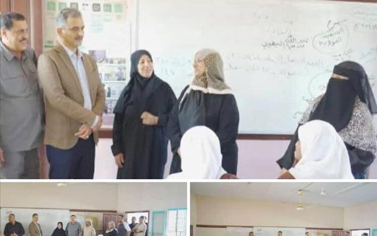 لملس يتفقد سير العملية التعليمية في عدد من مدارس عدن مع انطلاق الفصل الدراسي الثاني