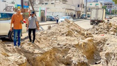 باخبيرة وبن جرادي يتفقدان مشاريع تأهيل شبكات المياه والصرف الصحي في صيرة بعدن