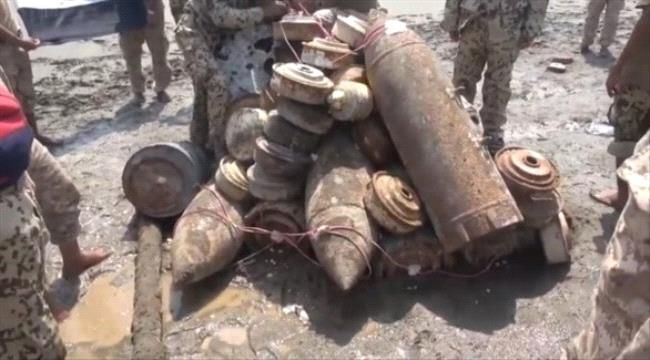 فريقاً هندسياً يتمكن من نزع وتفكيك 5 رؤوس صاروخية حوثية متفجرة 1 فريقاً هندسياً يتمكن من نزع وتفكيك 5 رؤوس صاروخية حوثية متفجرة