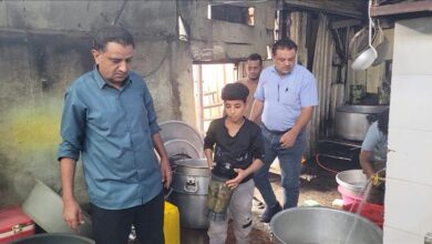 حملة رقابية في المنصورة لضبط المخالفات الصحية في المنشآت الغذائية