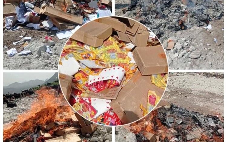 إتلاف أكثر من ألف كرتون من المشروبات والحلوى غير الصالحة للاستهلاك في تعز 1 إتلاف أكثر من ألف كرتون من المشروبات والحلوى غير الصالحة للاستهلاك في تعز