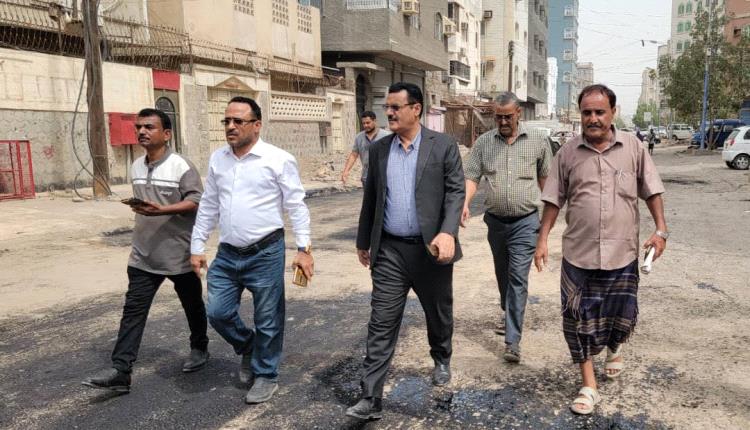 تدشين المرحلة الأولى من مشروع "صيانة الشوارع الداخلية" بالمنصورة في عدن 1 تدشين المرحلة الأولى من مشروع "صيانة الشوارع الداخلية" بالمنصورة في عدن