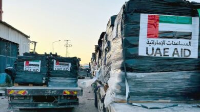 12 شاحنة تحمل مساعدات إماراتية جديدة إلى الشعب الفلسطيني في غزة 6 12 شاحنة تحمل مساعدات إماراتية جديدة إلى الشعب الفلسطيني في غزة