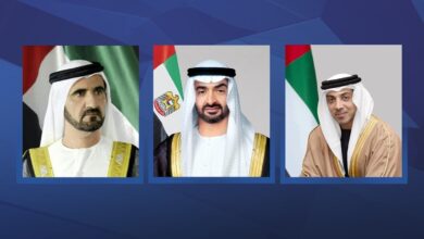 رئيس الإمارات ونائباه يهنئون رئيس بوتسوانا الجديد بمناسبة أدائه اليمين الدستورية