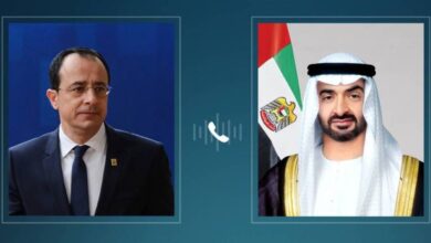 رئيس الإمارات والرئيس القبرصي يبحثان هاتفياً التعاون المشترك بين البلدين 9 رئيس الإمارات والرئيس القبرصي يبحثان هاتفياً التعاون المشترك بين البلدين