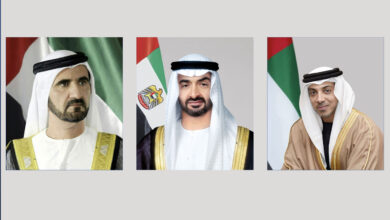 رئيس الإمارات ونائباه يهنئون رئيس إيطاليا بيوم الجمهورية