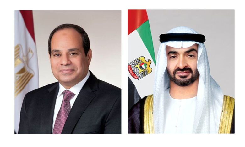 محمد بن زايد يستقبل السيسي لدى وصوله إلى الإمارات في زيارة تؤكد الشراكة الاستراتيجية 1 محمد بن زايد يستقبل السيسي لدى وصوله إلى الإمارات في زيارة تؤكد الشراكة الاستراتيجية