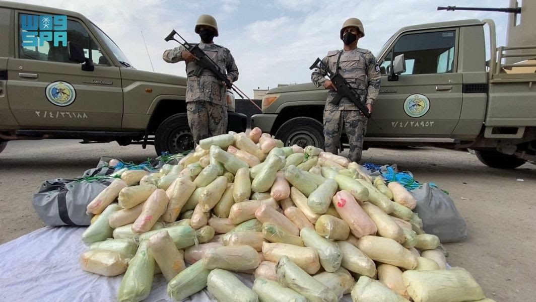إحباط محاولة تهريب 655 كيلو غراماً من الحشيش في السعودية 1 إحباط محاولة تهريب 655 كيلو غراماً من الحشيش في السعودية
