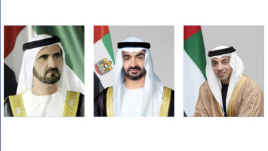 رئيس الإمارات ونائباه يهنئون رئيس أوزبكستان بذكرى استقلال بلاده