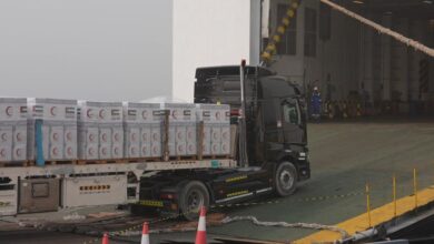 الإمارات تواصل دعم غزة.. سفينة مساعدات إماراتية ثامنة تنطلق من ميناء خليفة إلى العريش
