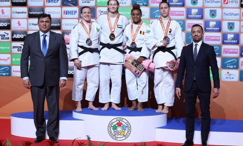ذهبية جديدة للإمارات في بطولة زغرب للجودو