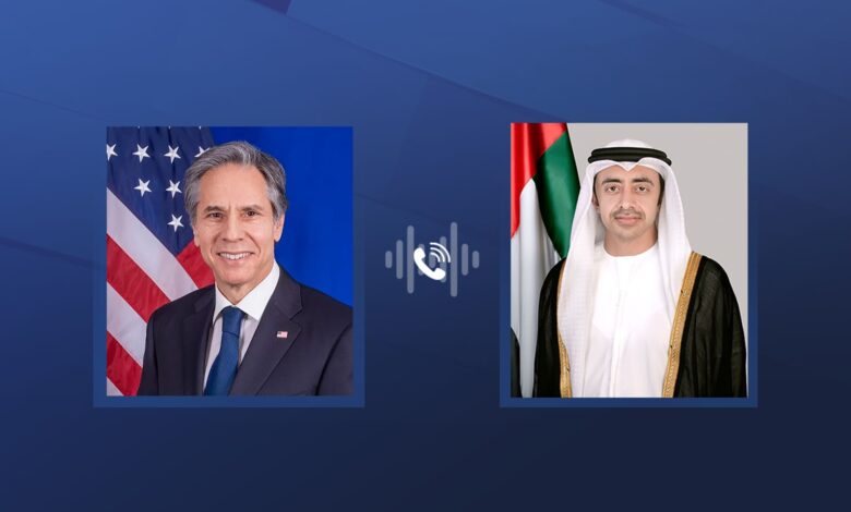 مباحثات إماراتية أمريكية بشأن التطورات الإقليمية 1 مباحثات إماراتية أمريكية بشأن التطورات الإقليمية
