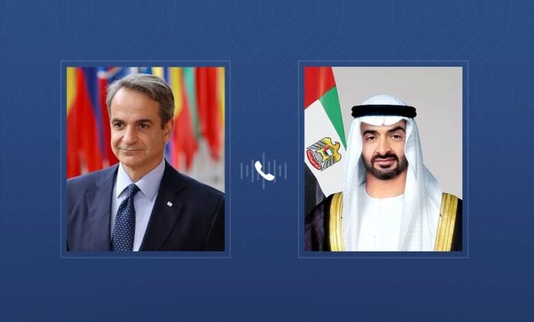رئيس الإمارات ورئيس وزراء اليونان يعززان التعاون الاستراتيجي 1 رئيس الإمارات ورئيس وزراء اليونان يعززان التعاون الاستراتيجي