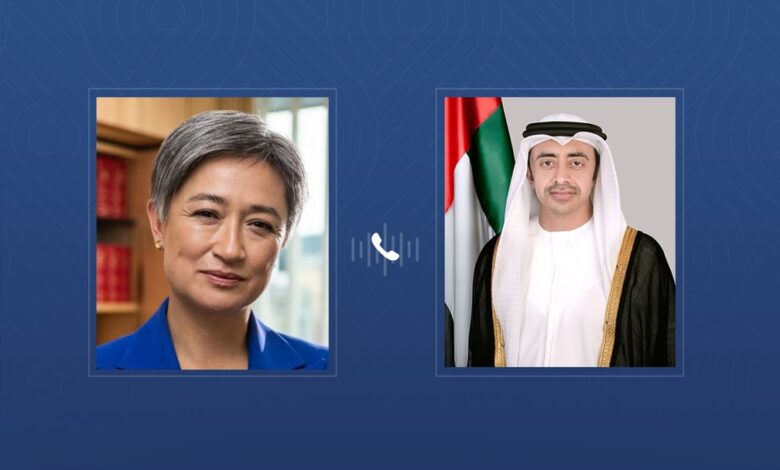 عبدالله بن زايد يبحث مع وزيرة خارجية أستراليا سبل تعزيز العلاقات الثنائية 1 عبدالله بن زايد يبحث مع وزيرة خارجية أستراليا سبل تعزيز العلاقات الثنائية