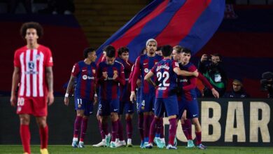 برشلونة يفوز بهدف على أتليتيكو مدريد في الدوري الإسباني