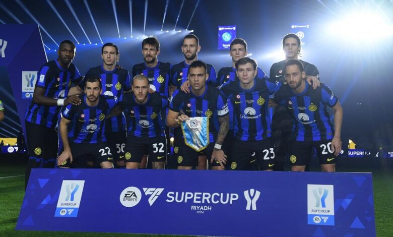 إنتر يتوج بكأس السوبر الإيطالي إثر فوزه على نابولي بالرياض 1 إنتر يتوج بكأس السوبر الإيطالي إثر فوزه على نابولي بالرياض