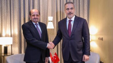 وزير الخارجية ونظيره التركي يبحثان سبل تعزيز وتطوير العلاقات الثنائية بين البلدين