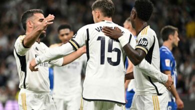 ريال مدريد يحتفل بلقب الدوري الإسباني بخماسية نظيفة على ألافيس