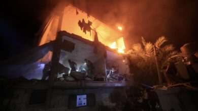 ارتفاع عدد ضحايا قصف الاحتلال الإسرائيلي شرقي مدينة رفح إلى 9 شهداء