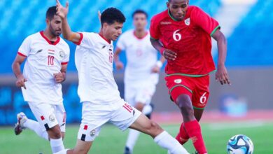 منتخبنا اليمني يفوز على نظيره العماني في بطولة غرب آسيا للشباب