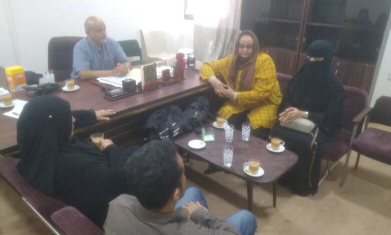 لقاء يجمع القائم بأعمال مدير مستشفى الأمراض النفسية بمنسقة تكثل نون