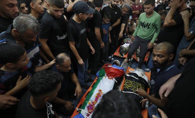 الصحة الفلسطينية: 18 قتيلاً في غارة إسرائيلية على مقهى بطولكرم