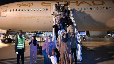 الإمارات تُجلي 127 من المصابين والمرضى والمرافقين من غزة