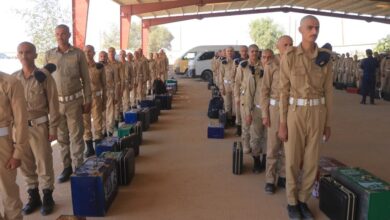 بن عزيز يطّلع على سير استقبال طلاب الدفعة 35 بكلية الطيران والدفاع الجوي في مأرب