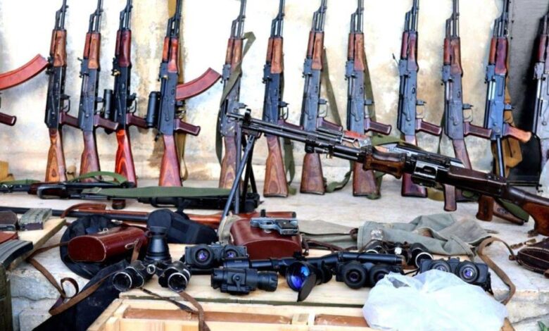 الأمن العام السوري يضبط شحنة أسلحة قادمة من لبنان ويعتقل المتورطين