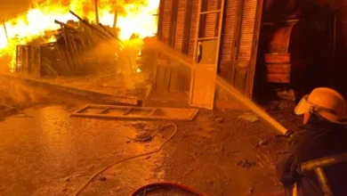 مصر.. حريق ضخم يلتهم مصنع بلاستيك في شبرا وإصابة 5 أشخاص