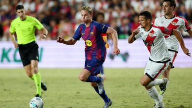 برشلونة يكتفي بالتعادل أمام رايو فايكانو في مباراة مثيرة بالدوري الإسباني