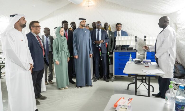 الإمارات تفتتح مستشفى مادهول الميداني جنوب السودان 1 الإمارات تفتتح مستشفى مادهول الميداني جنوب السودان