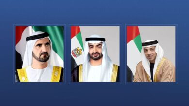 رئيس الإمارات ونائباه يعزّون الرئيس التركي في ضحايا تحطم طائرة عسكرية