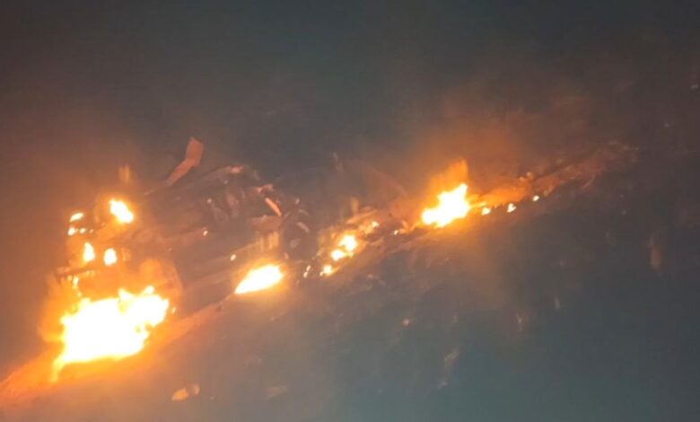 إصابة 3 مدنيين بانفجار لغم حوثي في صحراء الجوف