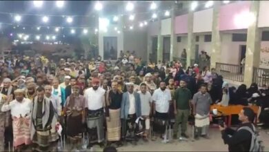 احياء الذكرى السادسة لتحرير الخوخة بحفل خطابي وفني (فيديو)