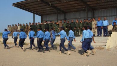 العميد عطية يدشن العام الجديد بشرطة محافظة الحديدة