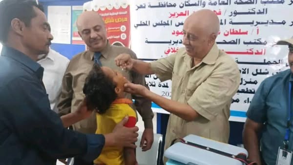 المخا تدشين الحملة الوطنية ضد شلل الاطفال