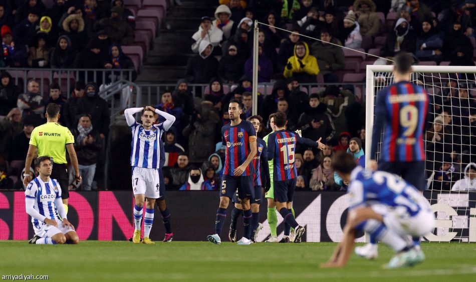 برشلونة يبلغ نصف نهائي كأس اسبانيا