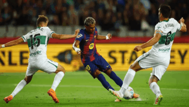 برشلونة يكتسح إلتشي بثلاثية ويشعل سباق الصدارة مع ريال مدريد في الدوري الاسباني