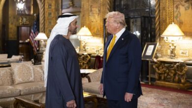 محمد بن زايد يهنئ ترامب بعد تنصيبه رئيسا للولايات المتحدة