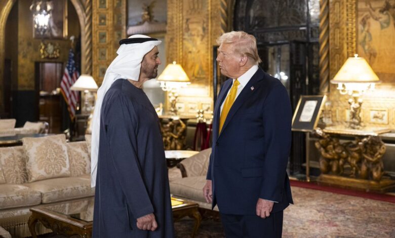 محمد بن زايد يهنئ ترامب بعد تنصيبه رئيسا للولايات المتحدة