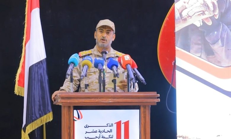 بن عزيز: صمود أرحب نموذج وطني في مواجهة انقلاب الحوثي