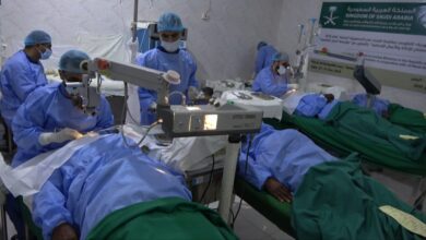 تدشين مخيم طبي لإجراء 400 عملية جراحية للعيون في حيس