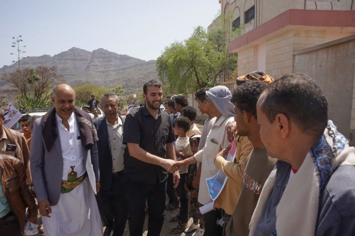 تعز.. بدء تنفيذ مشروع مياه الشرب في عزلة النشمة برعاية طارق صالح 1 تعز.. بدء تنفيذ مشروع مياه الشرب في عزلة النشمة برعاية طارق صالح