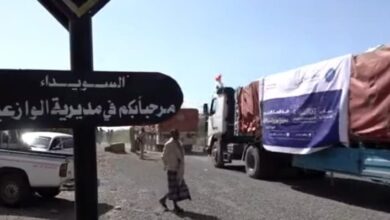 تعز.. تسيير قافلة مساعدات غذائية لفقراء الوازعية بدعم اماراتي