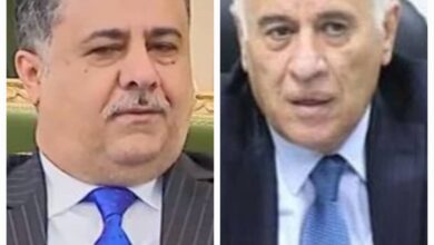 رئيس الاتحاد اليمني لكرة القدم يتلقى تهنئة من نظيره الفلسطيني بفوز منتخب الناشئين