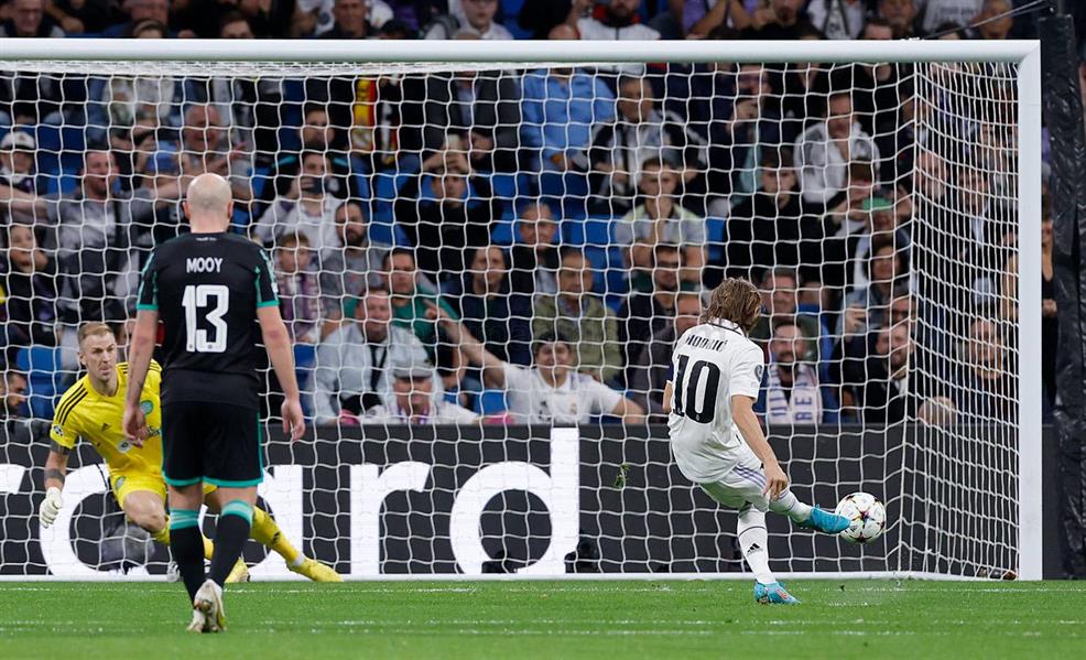دوري الابطال.. ريال مدريد يتصدر مجموعته بعد خماسية في شباك سيلتك