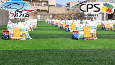 “سماء” تختتم برنامجها الإنساني لعام 2025 بتوزيع مساعدات غذائية للفئات الأشد ضعفًا في تعز