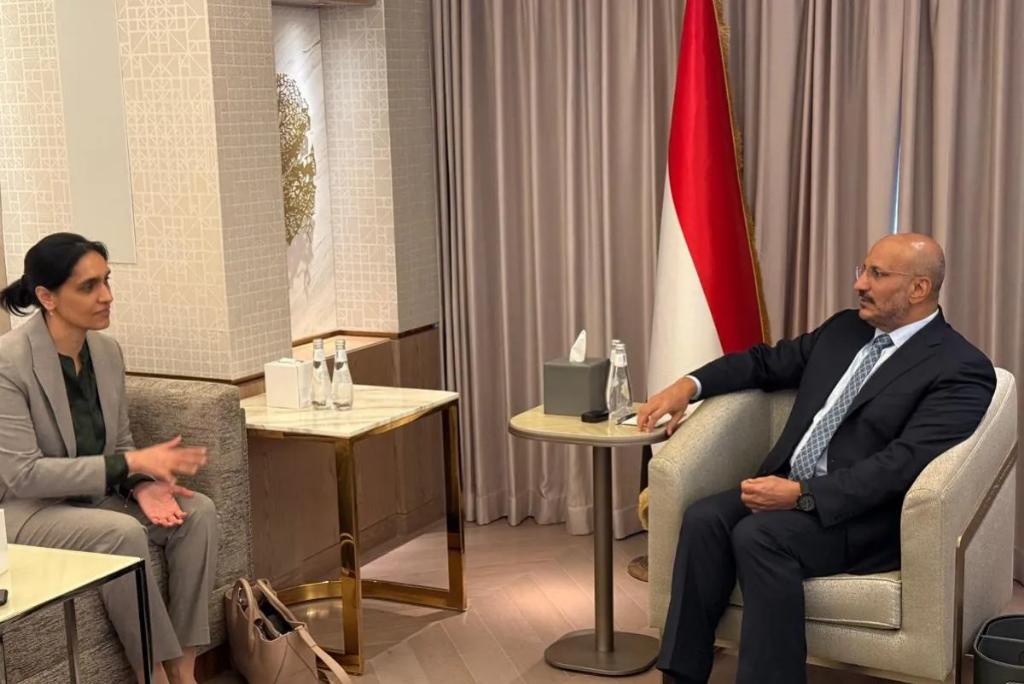 طارق صالح يبحث مع السفيرة البريطانية تطورات اليمن ويؤكد أهمية دعم مؤسسات الدولة وأمن الملاحة