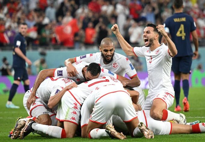 تونس تحقق فوزاً تاريخياً على فرنسا في كأس العالم